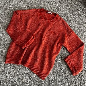 Fashion Nova Oversized Sweater, Rust